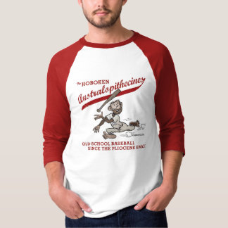 Hoboken Australopithecinen - honkbalshirt T-shirt