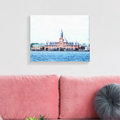 Hoboken Canvas Afdruk (Insitu (Woonkamer))