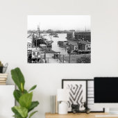 Hoboken Docks Poster (Thuiskantoor)