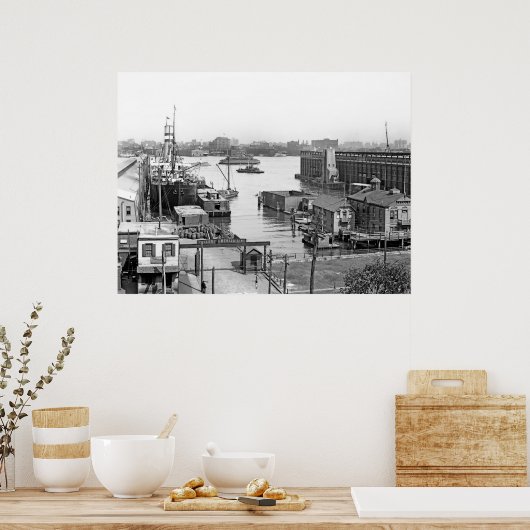 Hoboken Docks Poster (Keuken)
