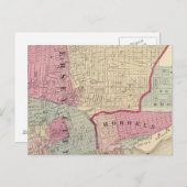 Hoboken, Jersey City Briefkaart (Voorkant / Achterkant)