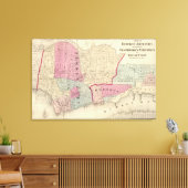 Hoboken, Jersey City Canvas Afdruk (Insitu (Woonkamer))