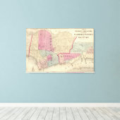 Hoboken, Jersey City Canvas Afdruk (Insitu (Houten vloer))