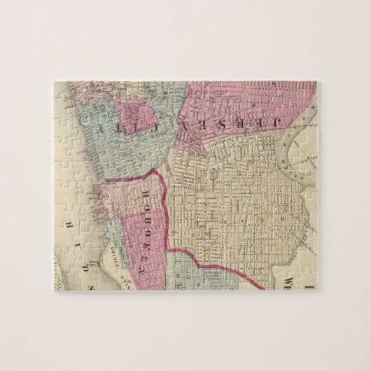 Hoboken, Jersey City Legpuzzel (Horizontaal)