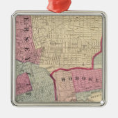 Hoboken, Jersey City Metalen Ornament (Voorkant)