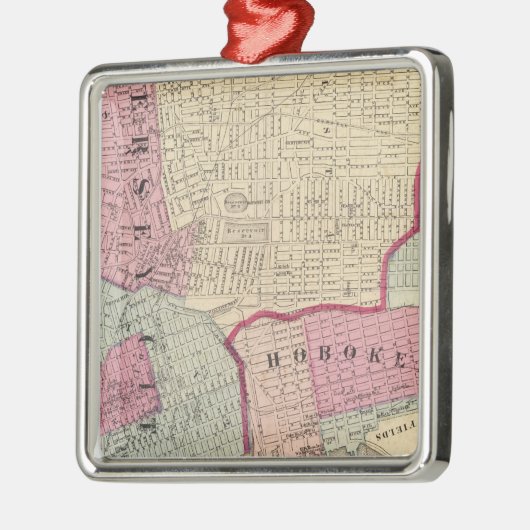 Hoboken, Jersey City Metalen Ornament (Links)
