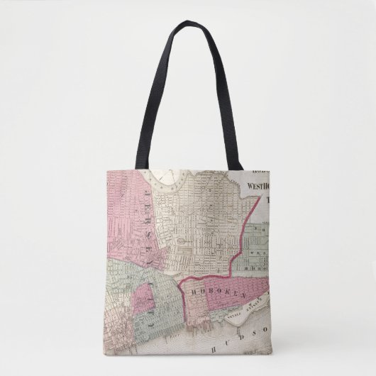Hoboken, Jersey City Tote Bag (Voorkant)