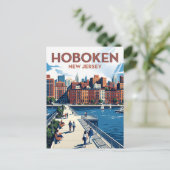 Hoboken (New Jersey) Briefkaart (Staand voorkant)