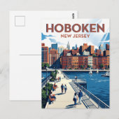 Hoboken (New Jersey) Briefkaart (Voorkant / Achterkant)