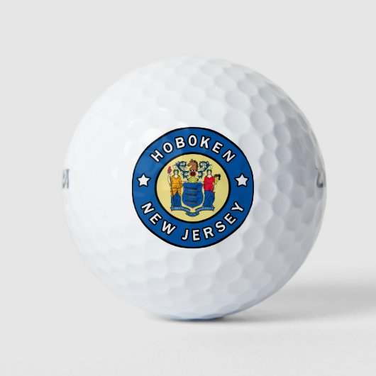 Hoboken New Jersey Golfballen (Voorkant)