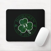 Hoboken New Jersey Irish Shamrock Nj Retro Souveni Muismat (Met muis)