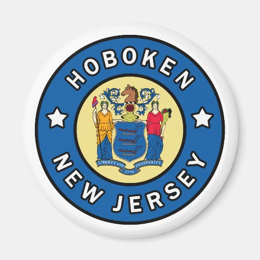Hoboken New Jersey Magneet (Voorkant)