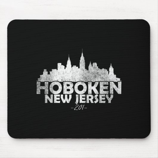 Hoboken New Jersey Nj _ Skyline Muismat (Voorkant)