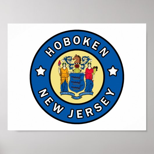 Hoboken New Jersey Poster (Voorkant)