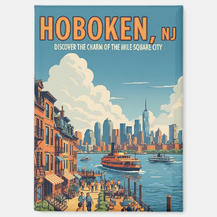  Hoboken New Jersey Reizen Magneet