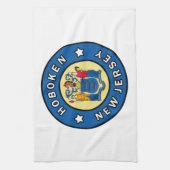 Hoboken New Jersey Theedoek (Verticaal)