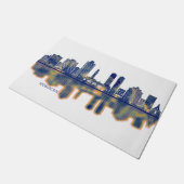 Hoboken Skyline Deurmat (Schuin)