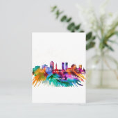 Hoboken Skyline Feestdagenkaart (Staand voorkant)