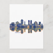 Hoboken Skyline Feestdagenkaart (Voorkant)