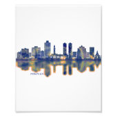 Hoboken Skyline Foto Afdruk (Voorkant)