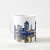 Hoboken Skyline Koffiemok (Voorkant links)
