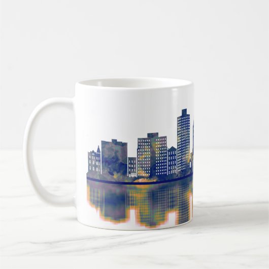 Hoboken Skyline Koffiemok (Links)