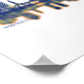 Hoboken Skyline Poster (Hoek)