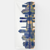 Hoboken Skyline Spandoek (Verticaal)