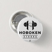 Hoboken Strong Pin Ronde Button 3,2 Cm (Voorkant /achterkant)
