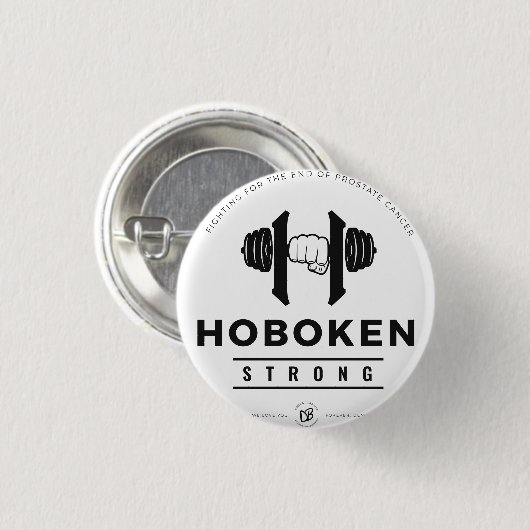 Hoboken Strong Pin Ronde Button 3,2 Cm (Voorkant /achterkant)