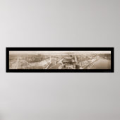 Hoboken Weehawken NJ Foto 1909 Poster (Voorkant)