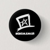 Hobomancer Hobo Sign Button (Voorkant)