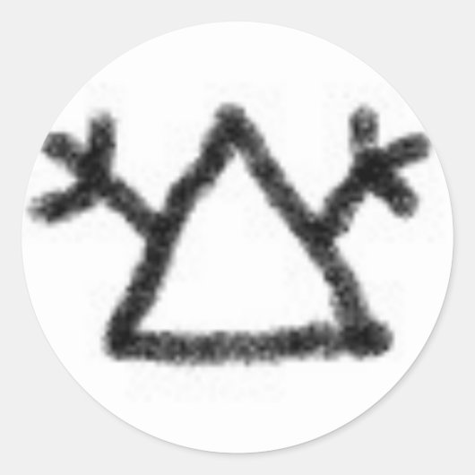 HoboSigns Ronde Sticker (Voorkant)