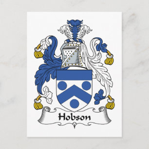 Hobson Family Crest Briefkaart