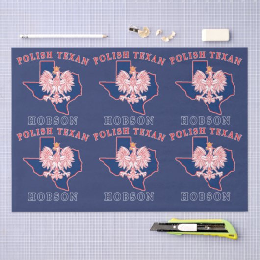 Hobson Poland Texan Tissuepapier (Craft)