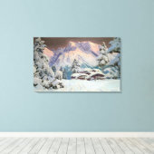 Hocheisgruppe, Oostenrijk Canvas Afdruk (Insitu (Houten vloer))