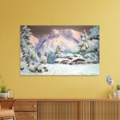 Hocheisgruppe, Oostenrijk Canvas Afdruk (Insitu (Woonkamer))
