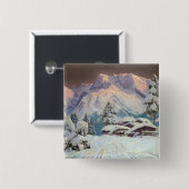 Hocheisgruppe, Oostenrijk Vierkante Button 5,1 Cm (Voorkant /achterkant)