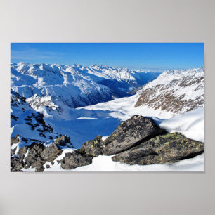 Hochgurgl Obergurgl Tyrol Austria Alps Oostenrijk  Poster