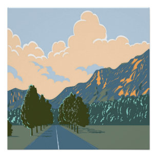 Hochkonig bij Elsbethen Salzburg Oostenrijk WPA Ar Perfect Poster