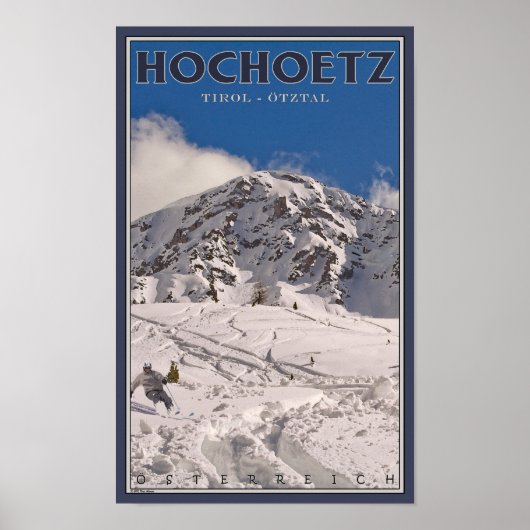 Hochoetz Powder Day Poster (Voorkant)
