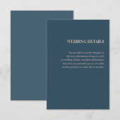 Hochzeit Detail Informatiekaartje (Voorkant / Achterkant)