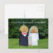 Hochzeit ....Glückwunsch Briefkaart (Voorkant / Achterkant)