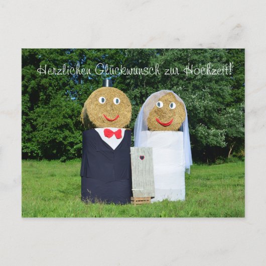 Hochzeit ....Glückwunsch Briefkaart (Voorkant)
