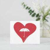 Hochzeit Herz Briefkaart (Staand voorkant)