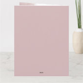 Hochzeit Wedding Romantic Blush Kaart (Achterkant)