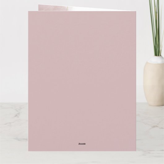 Hochzeit Wedding Romantic Blush Kaart (Achterkant)