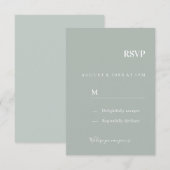 Hochzeits Einladung Antwortkarte RSVP Informatiekaartje (Voorkant / Achterkant)