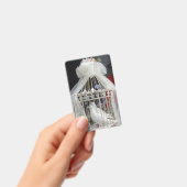 Hochzeits Tauben warten auf das Brautpaar Badge (Handheld)