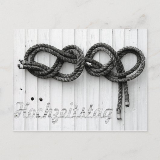 Hochzeitstag Briefkaart (Voorkant)